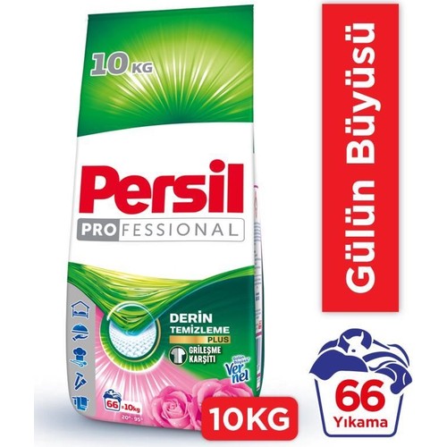 Persil Toz Çamaşır Deterjanı 10kg (66 Yıkama) Gülün Büyüsü