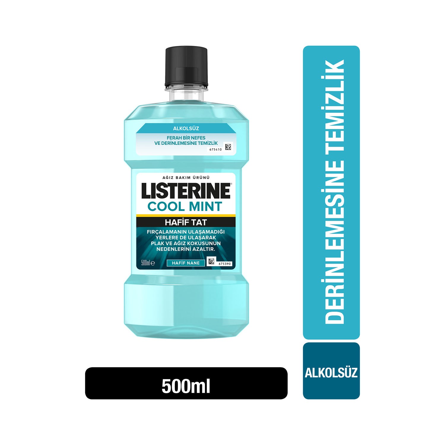 Listerine Cool Mint Hafif Tat 500 ml