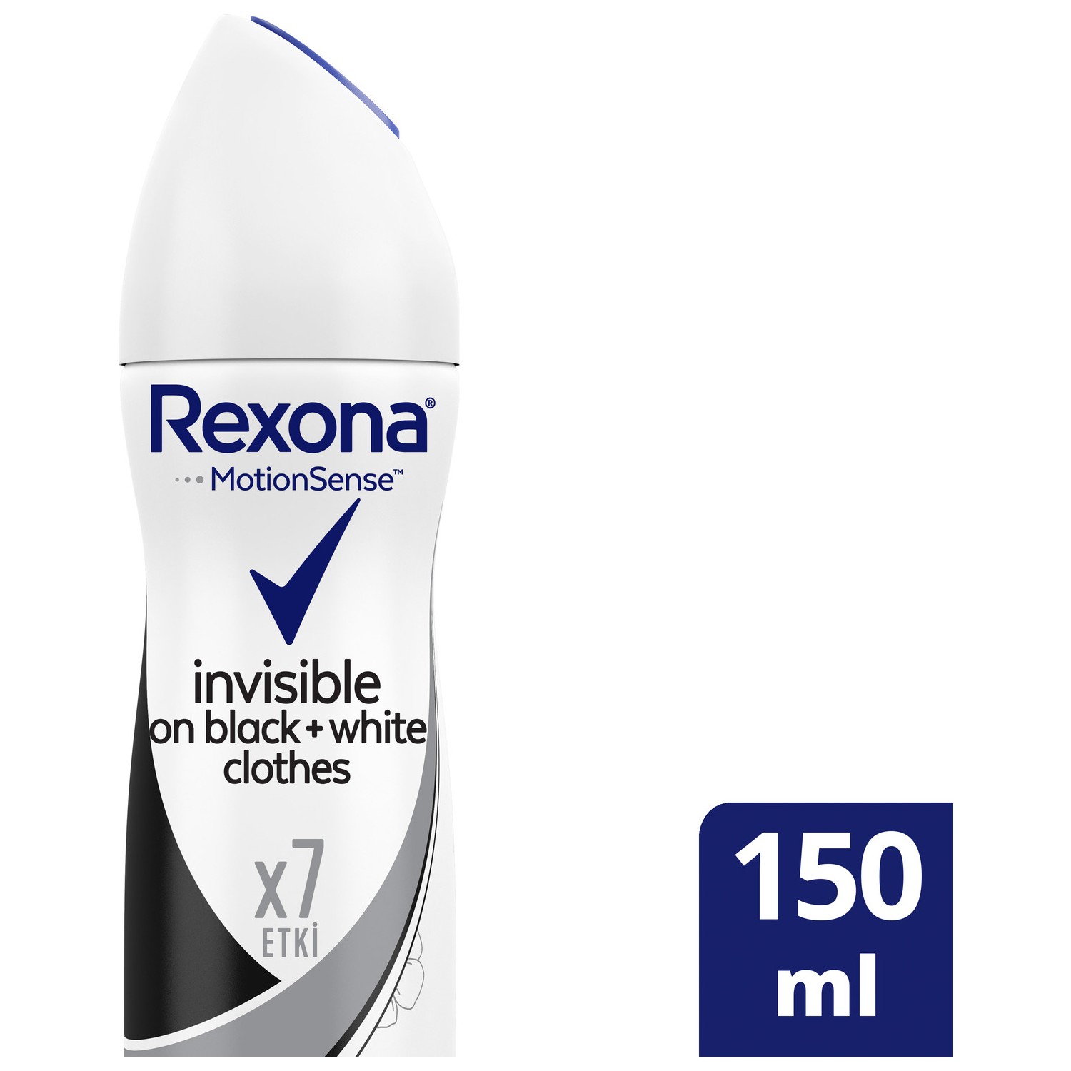 Rexona Anti-Perspirant Sprey Deodorant Kadın Invisible Black White Ter Kokusuna Karşı Koruma 150 ml.