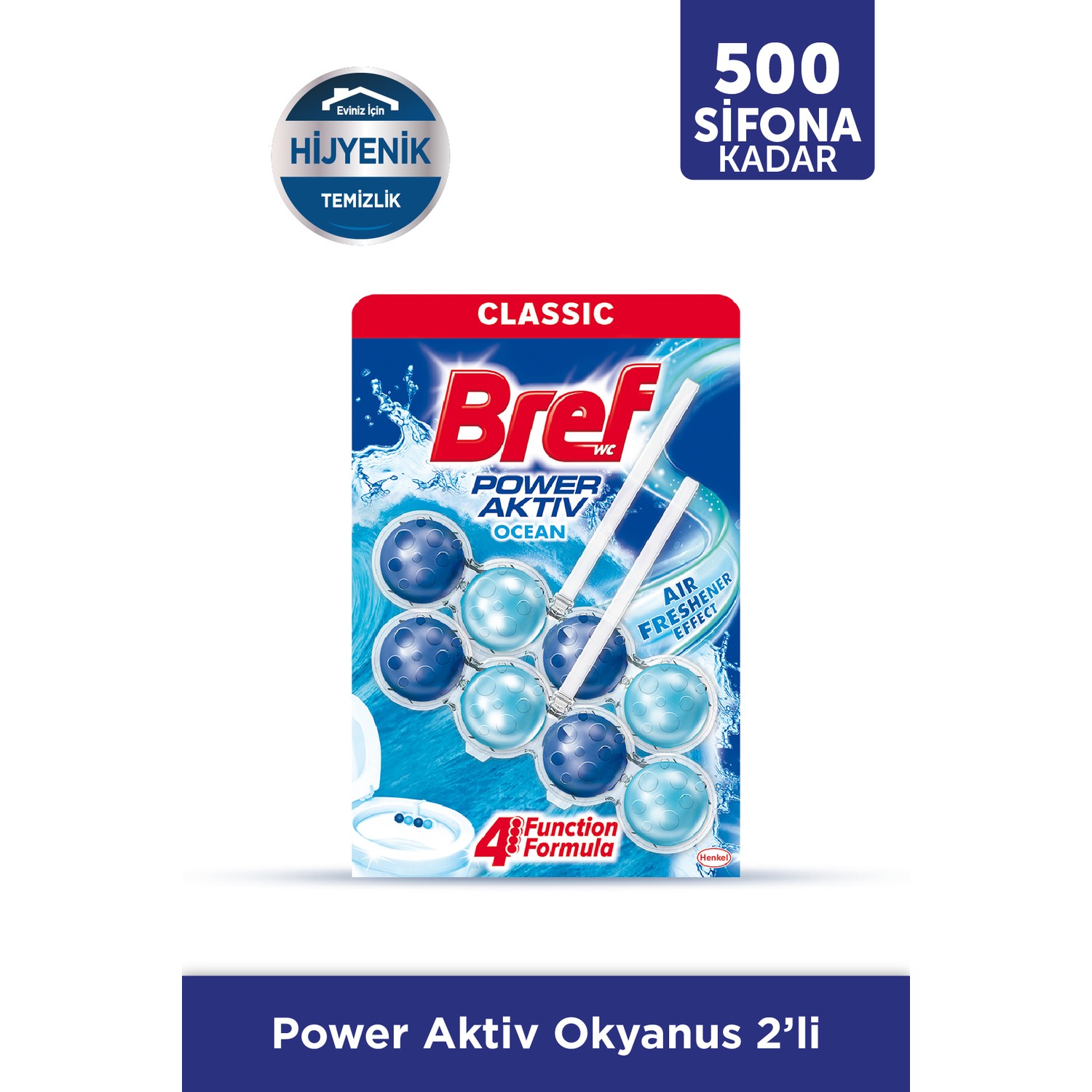 Bref Power Aktiv Katı Tuvalet Bloğu Okyanus İkili