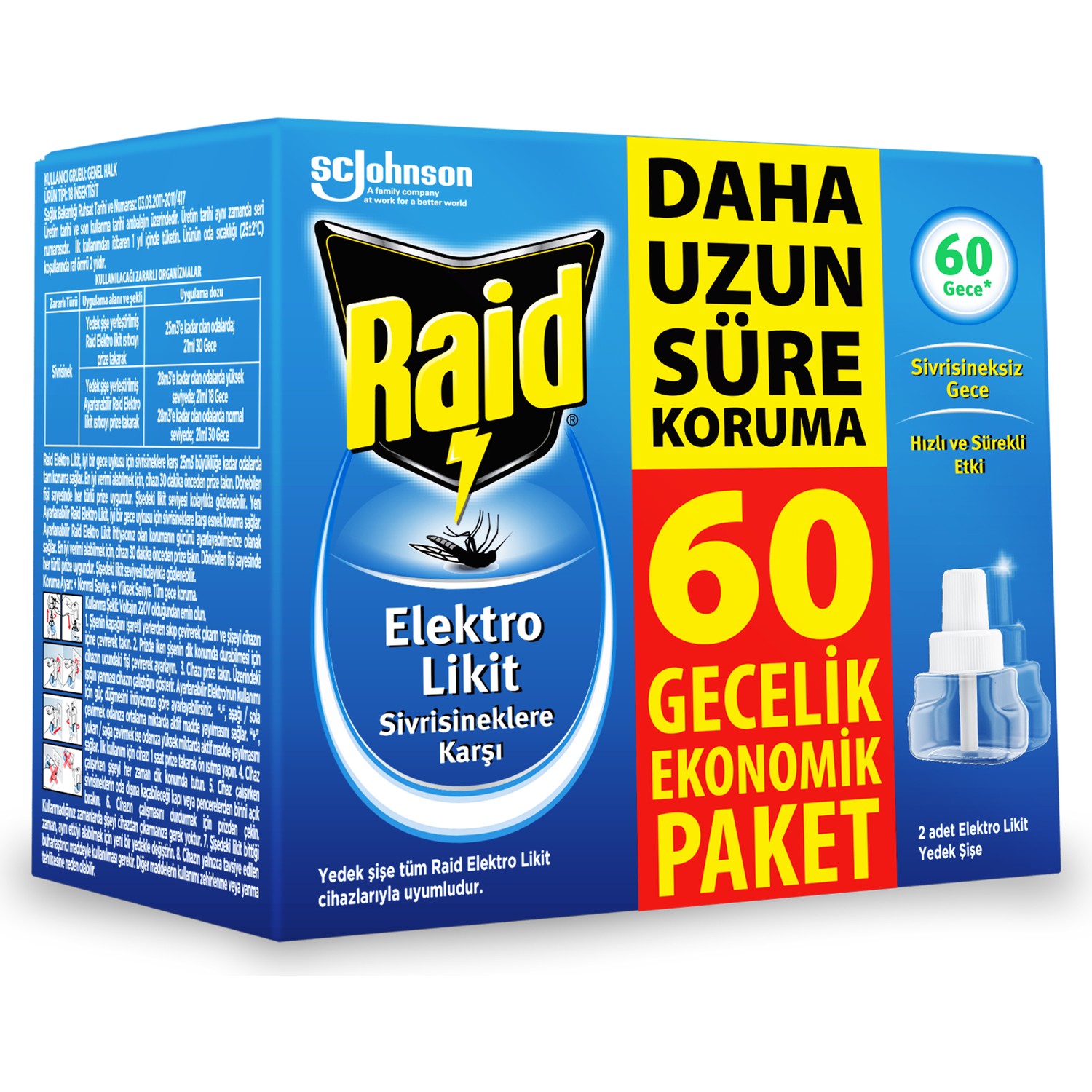 Raid Elektro Likit 2'li Yedek Kutu