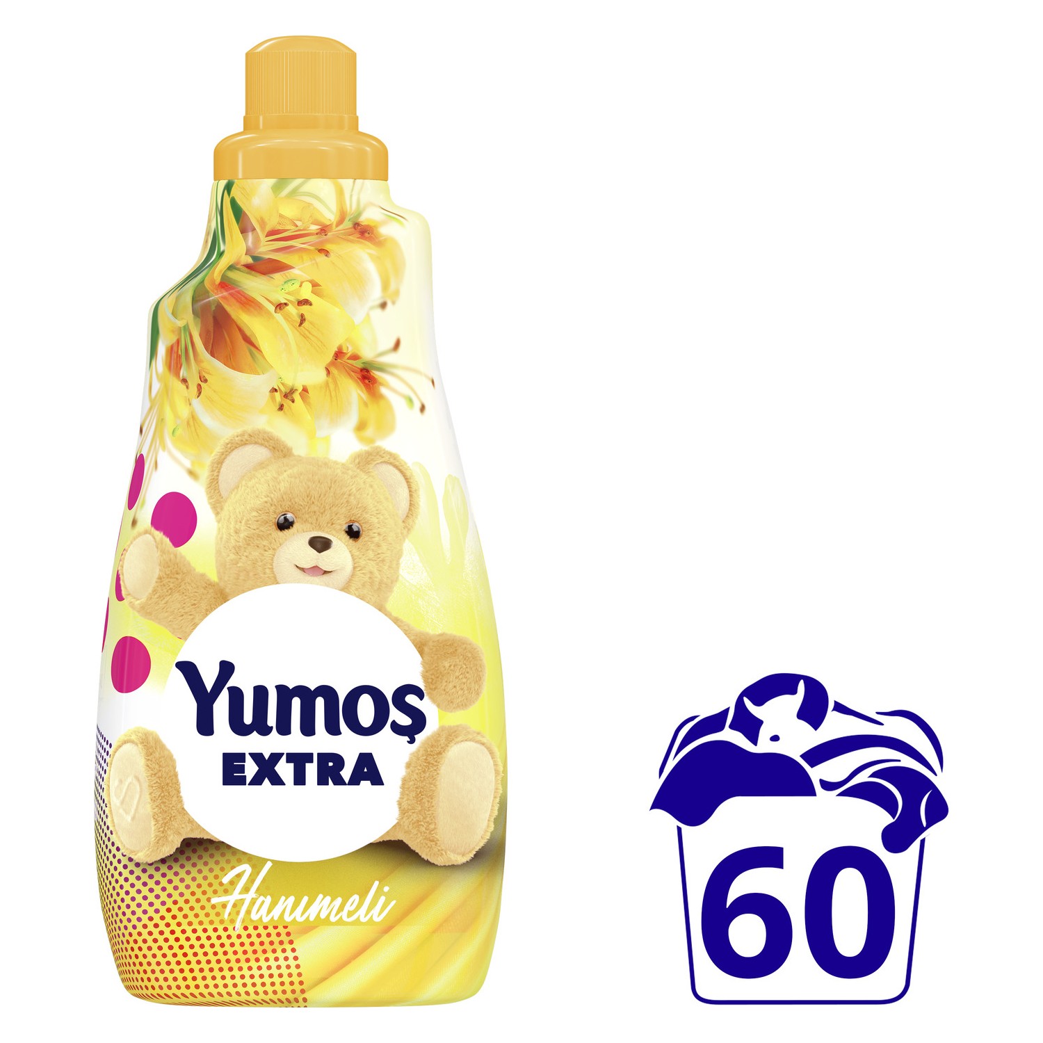 Yumoş Extra Konsantre Çamaşır Yumuşatıcısı Hanımeli 1440 ml. 60 Yıkama