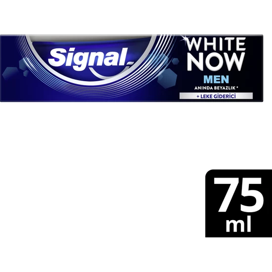 Signal Diş Macunu White Now Men Anında Beyazlık Leke Giderici 75 ml.