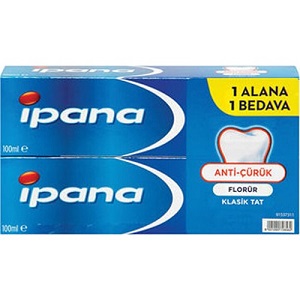 Ipana Diş Macunu 65 ml. + 65 ml. Kalsident Klasik Tat