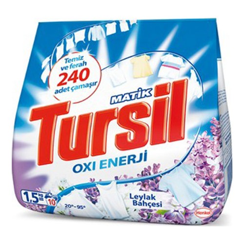 Tursil Matik Toz Çamaşır Deterjanı Leylak 1,5 kg 10 Yıkama