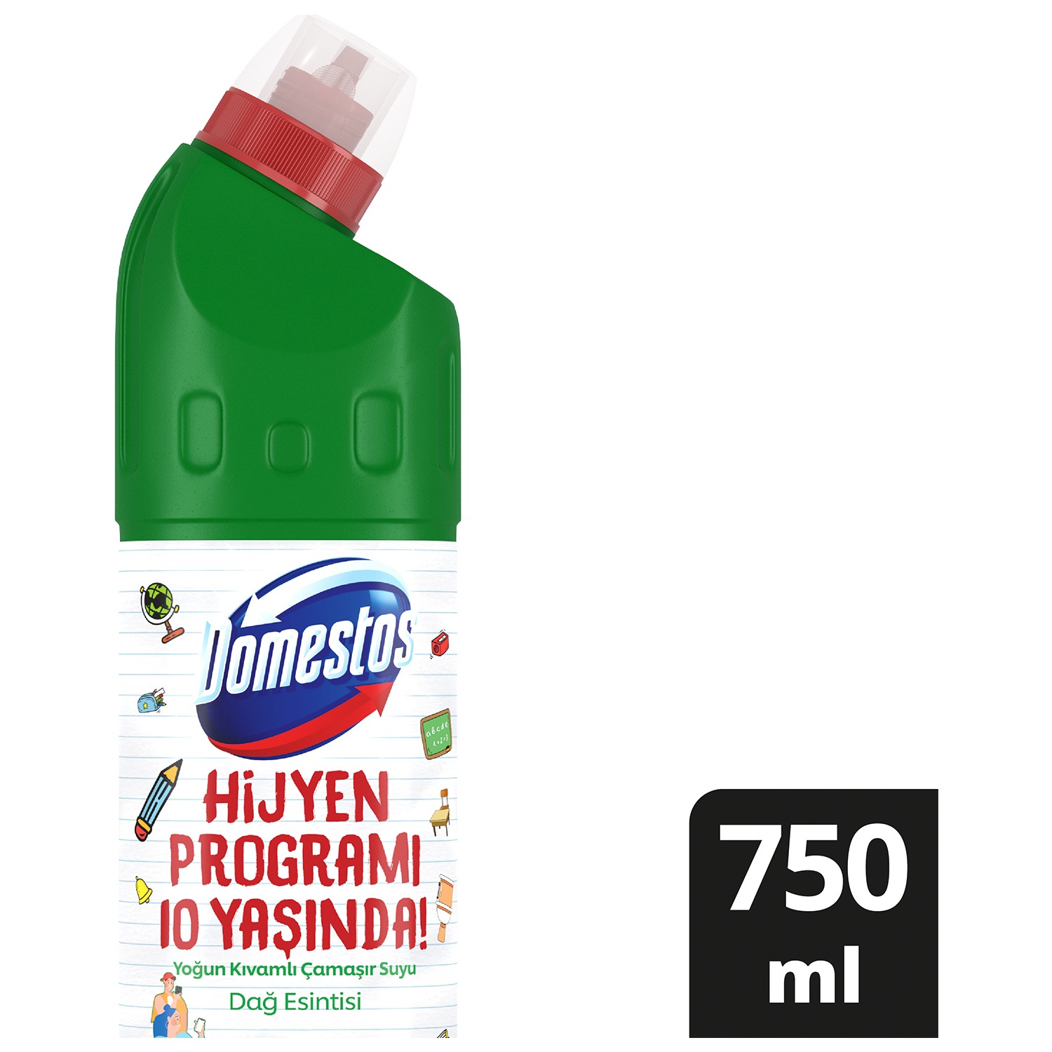 Domestos Yoğun Kıvamlı Çamaşır Suyu Dağ Esintisi Maksimum Hijyen 750 ml.
